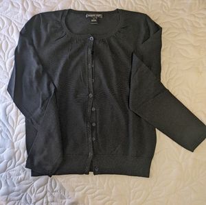Black cardigan